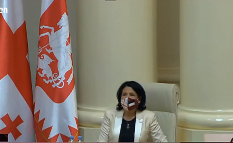 სიფრთხილე რომ გამოგვეჩინა, გავრილოვს სპიკერის სავარძელში არ მივუშვებდით - საქართველოს პრეზიდენტი