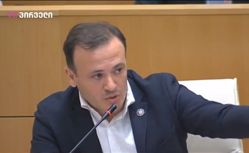 "უგულავა ხომ იცით, რომელია?... მელია - ჰოი, საოცრება, აქ ჩამწკრივდებიან" - ზარქუა პარლამენტში