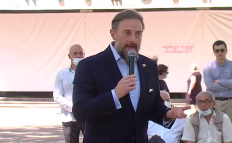 რაინდი გურიაში -  ვასაძის შეხვედრას  ოზურგეთში საჯარო მოხელეებიც ესწრებიან