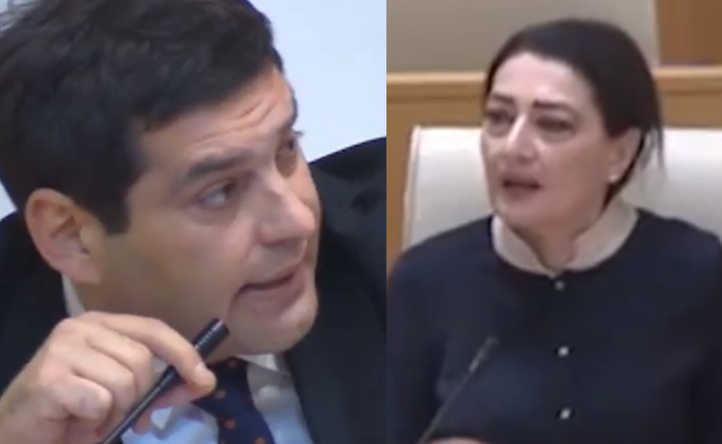 ნუ კივით, დავიტანჯე - პარლამენტის სხდომა ხმაურისა და ბრალდებების ფონზე მიმდინარეობს (ვიდეო)