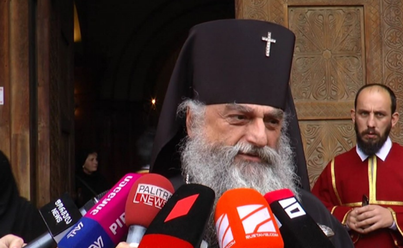 ერთი სასულიერო პირი იყო მხოლოდ, ისიც კონტექსტიდან იყო მოჭრილი - მეუფე ნიკოლოზი ძალადობისკენ მოწოდებაზე