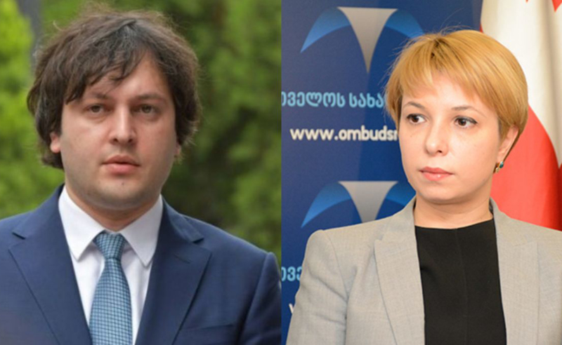 სახალხო დამცველს პოლიტიკური ინტერესი აქვს - ირაკლი კობახიძე