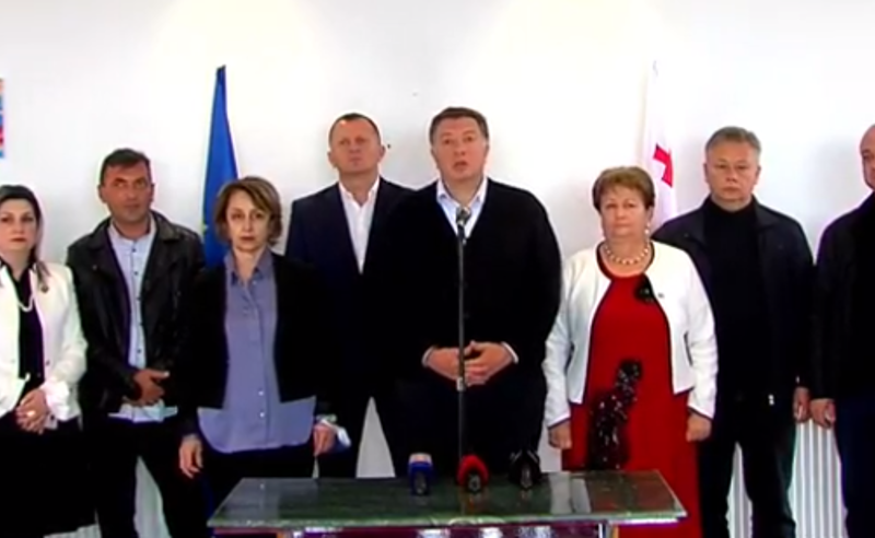გიგი უგულავამ ფოთში ადგილობრივი, კოალიციური, მთავრობა წარადგინა