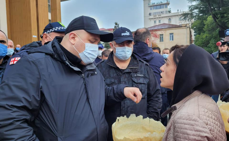 ხმაური ზუგდიდის გუბერნიასთან - ანი წითლიძემ ადგილზე "ნახვაწა" მიიტანა