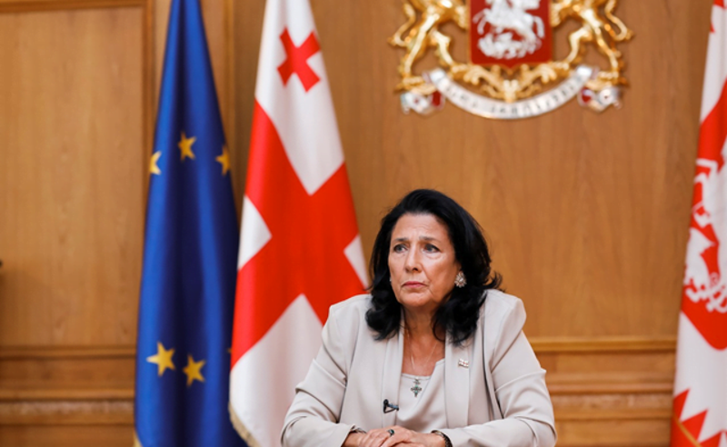 საკოორდინაციო საბჭოს სხდომას სალომე ზურაბიშვილიც დაესწრო