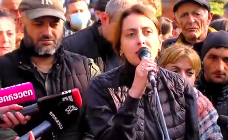 "თუ აქვს გამბედაობა, შეგხვდეს" - იუსტიციის მინისტრთან ხატია დეკანოიძე არ შეუშვეს