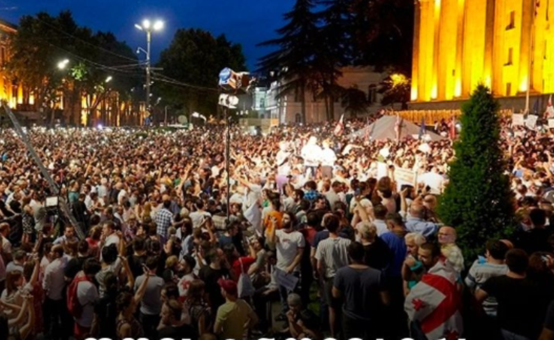 არ გესმის დიალოგის ენა, მიიღებ პროტესტის ენას! - ოპოზიციის უწყვეტი პროტესტი გრძელდება