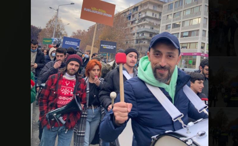 "სუს-ტემა უნდა დაინგრეს!" - საპროტესტო აქცია სუს-თან 