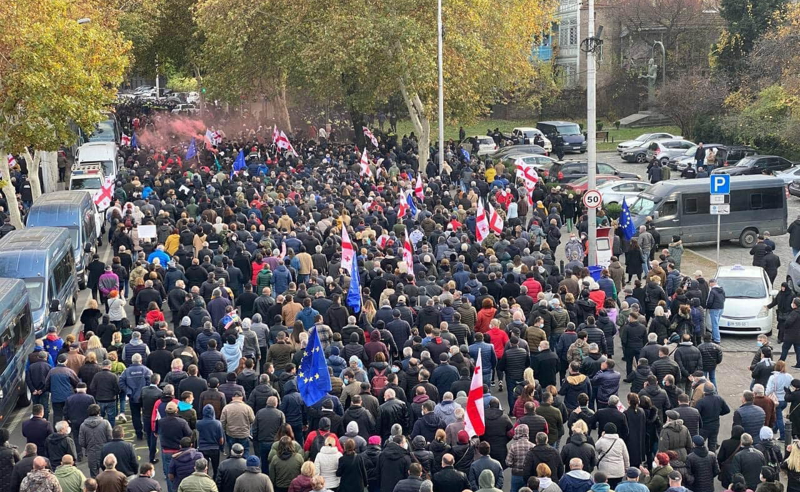 პროტესტის ტალღა თბილისში - დღეს პრეზიდენტის რეზიდენციასთან აქცია გაიმართება