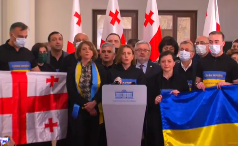 "დღეს სირცხვილის დღეა საქართველოს პარლამენტში" - ოპოზიცია 