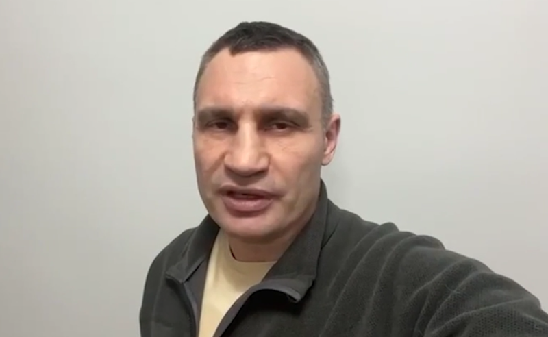 კიევში მოქმედებენ დივერსიული ჯგუფები,  ყველაზე უსაფრთხოა თავშესაფარში ყოფნა -  კლიჩკო მოსახლეობას აფრთხილებს