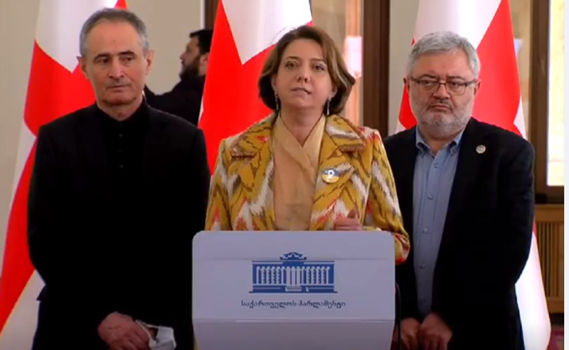 სასწრაფოდ დაიწყოს პარლამენტმა მუშაობა, მოვითხოვოთ ევროკავშირის  სანქციებთან დაუყონებლივ მიერთება - ოპოზიცია
