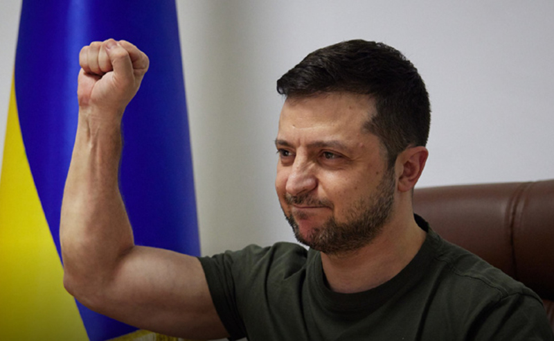 ჩვენი მებრძოლების თავგანწირვის შედეგად მტერი კიევიდან განდევნილია  - ვოლოდიმირ ზელენსკი