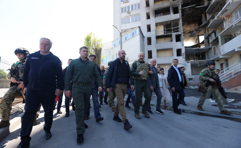 რუსებმა ოდესის ოლქზე იერიში მიიტანეს - მიშელს თავშესაფარში გადასვლა მოუწია
