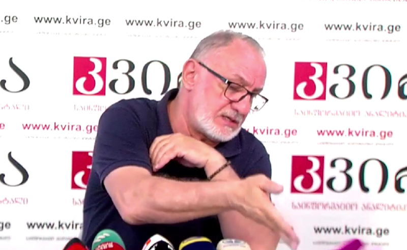 ივანიშვილის შესაძლო დასანქცირებამ ხაინდრავა წყობიდან ისე გამოიყვანა, რომ "ტვ პირველის" მიკროფონი გადააგდო