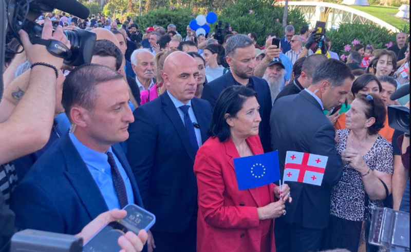 პოლიტიკურ შეკრებაზე არ დავდივარ - პრეზიდენტი 20 ივნისის აქციას არ უერთდდება