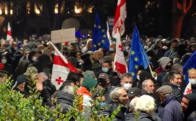 "შინ ევროპისკენ!" - მოვლენების ეპიცენტრი დღეს რუსთაველის გამზირი იქნება 