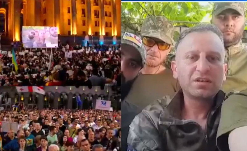 საერთო მტერი გვყავს -  რუსეთი, ვუჭერთ მხარს ევროპას - უკრაინაში მებრძოლი ქართველების მიმართვა აქციის მონაწილეებს