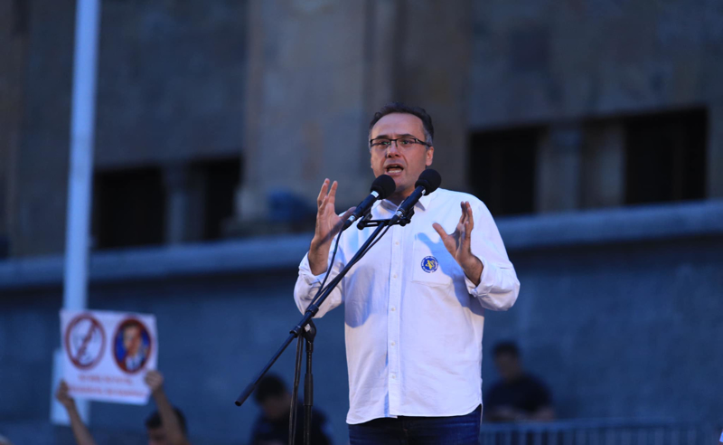 გავაგრძელებთ პროტესტს, სანამ საქართველო არ მიიღებს კანდიდატის სტატუსს - ლაშა ბუღაძე