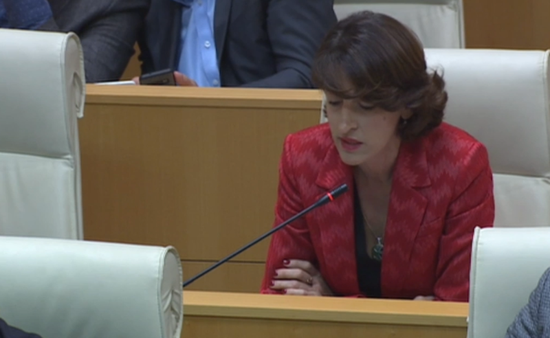 უმნიშვნელოვანეს დოკუმენტში სააკაშვილის ფრჩხილებში მიწერა მოახერხეს აბსურდული შინაარსით - თითქოს პუტინის პატიმარია - "ოცნების" დეპუტატი