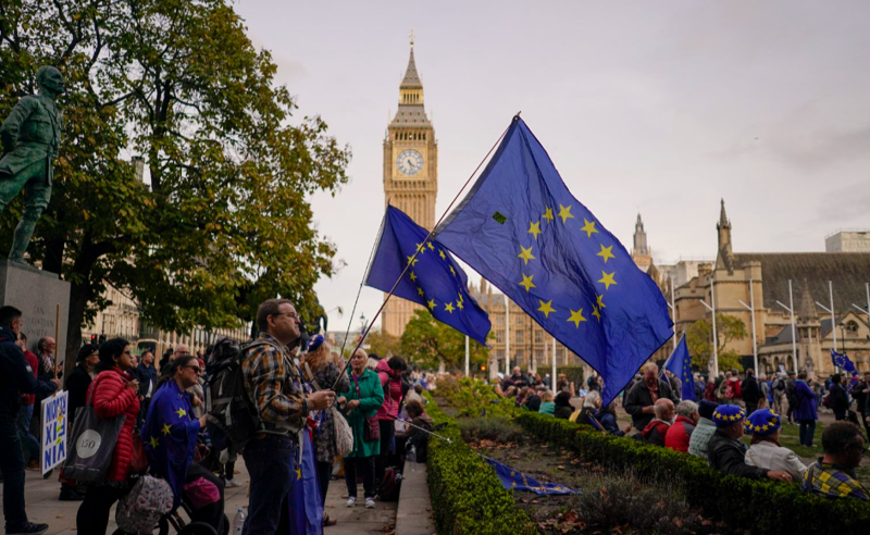 ლონდონში გამოსვლები დაიწყო -  ბრიტანელები ევროკავშირში ხელახლა გაწევრიანებას ითხოვენ