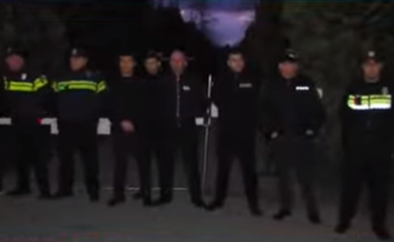 შეკვეთილში აქცია იმართება - ადგილზე სამართლდამცველების უპრეცედენტო მობილიზებაა