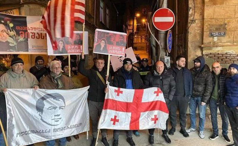 შობის ღამეს, სააკაშვილის მხარდამჭერებმა სალომე ზურაბიშვილს მესამე პრეზდენტის შეწყალება ისევ სთხოვეს
