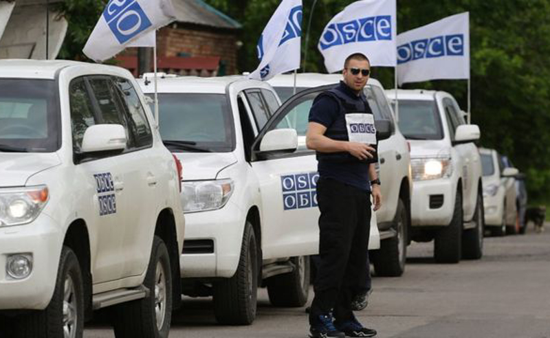 რუსებმა უკრაინაში ეუთოს მისიის 50-მდე მანქანა მოიპარეს