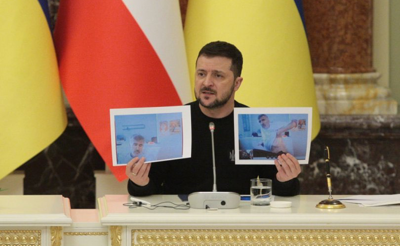 ზელენსკი: ვთვლი, რომ საქართველოს ხელისუფლების მიზანი სააკაშვილის მოკვლაა