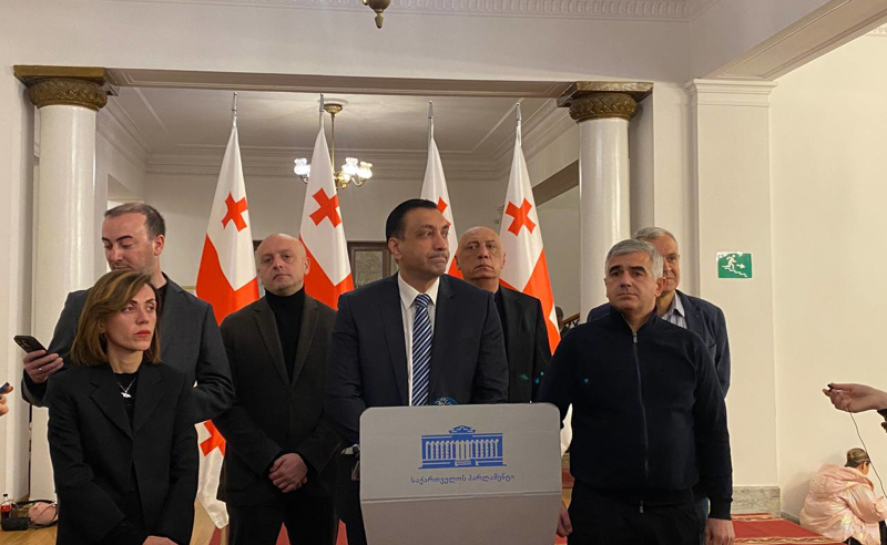 გადაწყვეტილება მიღებულია  -  ენმ საპარლამენტო საქმიანობას წყვეტს