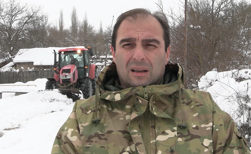 დიდთოვლობა შიდა ქართლში - რწმუნებულის თქმით, მიმიდნარეობს გზის გაწმენდის სამუშაოები 