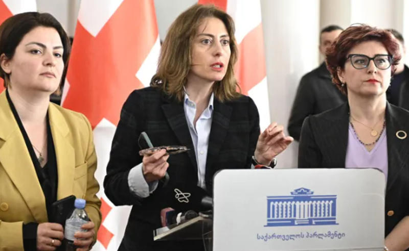 სარკეში ჩაიხედეთ, ზომბებად გადაიქეცით - დაჩი ბერაია  ქალ ოპოზიციონერ დეპუტატებს 