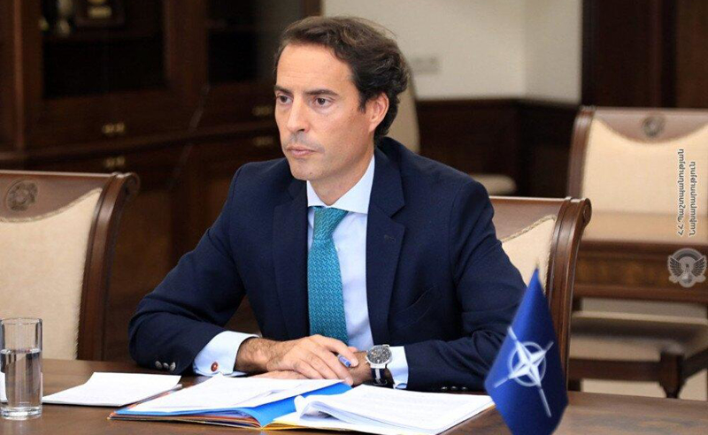 NATO შეშფოთებულია კანონპროექტით, რომელიც თბილისში პირველი მოსმენით მიიღეს - კოლომინა რუსულ კანონზე