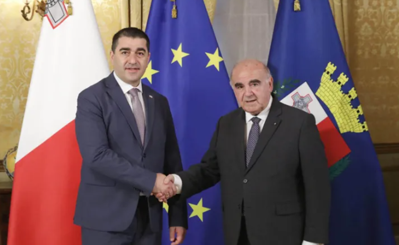 შალვა პაპუაშვილი მალტის პრეზიდენტს შეხვდა