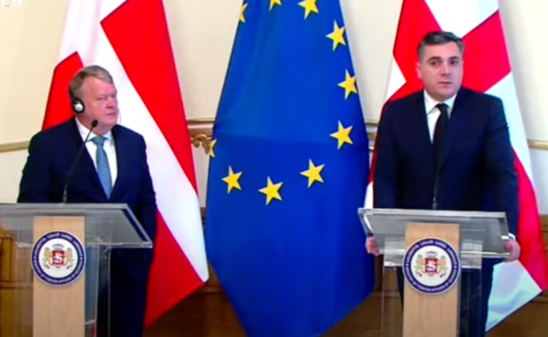 დანიის საგარეო საქმეთა მინისტრის ვიზიტი საქართველოში - რაზე ისაუბრეს დარჩიაშვილმა და რასმუსენმა