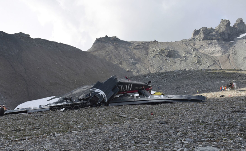 ავიაკატასტროფა შვეიცარიაში - დაღუპულია პილოტი და ორი მგზავრი