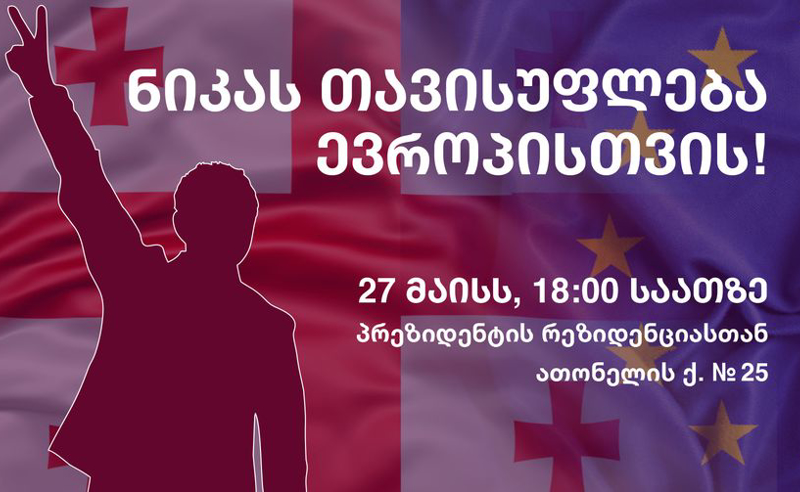 გავაგონოთ პრეზიდენტს და ევროპარლამენტს, რა არის საქართველოს მოქალაქეების მოთხოვნა - გვარამიას თავისუფლების მოძრაობა