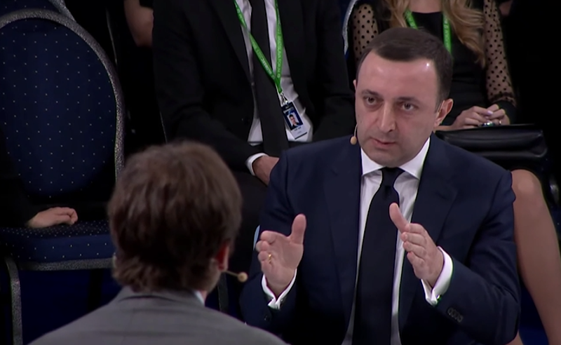 ივანიშვილი ქველმოქმედია, რეალური ოლიგარქი არის დავით კეზერაშვილი - პრემიერი "გლობალ სეკის" ფორუმზე