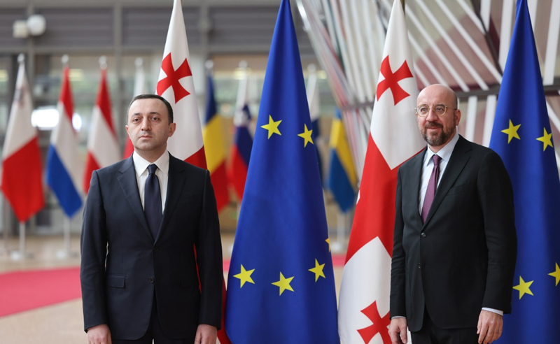 "ოცნების" ანტიდასავლური ისტერია პიკშია - პრემიერს განმარტებების გაკეთება შარლ მიშელთან მოუწევს