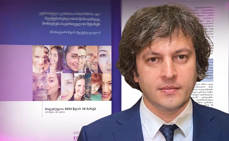 კობახიძეს  ყოფილ ომბუდსმენზე სისტემატური თავდასხმა უკან შემოუტრიალდა - ევროსაბჭოს კრიტიკული ანგარიში