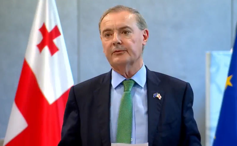 შემაშფოთებელია, რომ საქართველო, რომელიც ევროკავშირის წევრობისკენ მიისწრაფვის, რუსეთს სანქციებს არ უწესებს - ო'სალივანი
