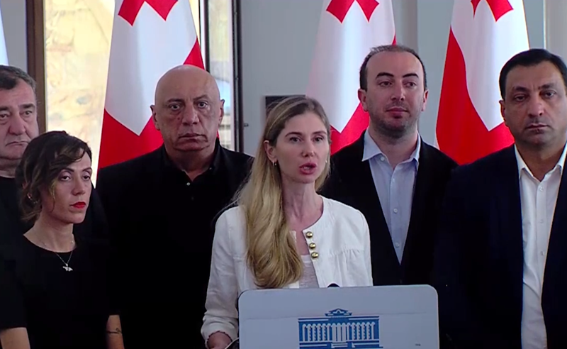შეგვიშვით მიხეილ სააკაშვილთან - 46 დეპუტატი პაპუაშვილს მიმართავს