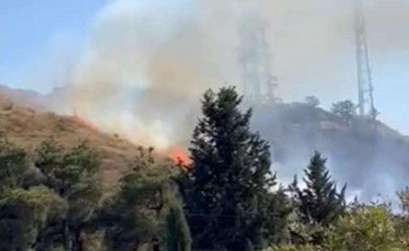 თბილისში, კუკიის სასაფლაოს მიმდებარედ ხანძარია