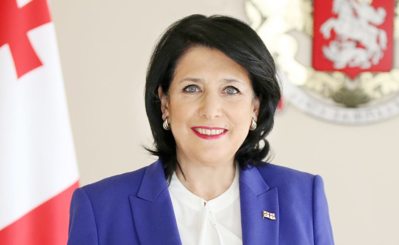 გილოცავთ კონსტიტუციის დღეს - სალომე ზურაბიშვილი