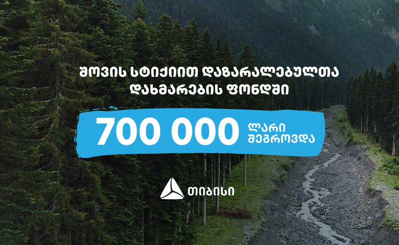 თიბისიმ შოვში სტიქიით დაზარალებულთა დახმარება დაიწყო