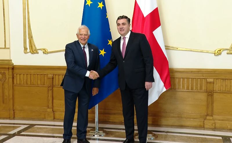 ჯოზეფ ბორელმა საქართველოში ვიზიტის ფარგლებში, ოფიციალური შეხვედრები დაიწყო