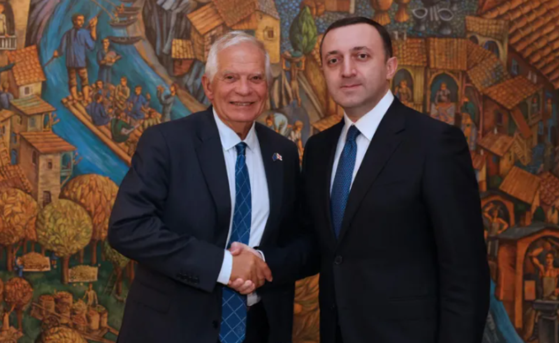 ჯოზეფ ბორელი ირაკლი ღარიბაშვილს ხვდება