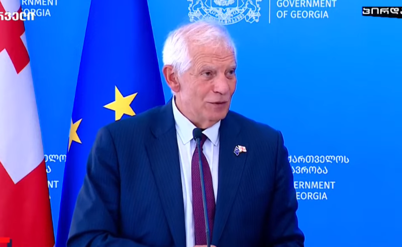 მეორე ფრონტზე საუბარი ხმაური და პროპაგანდაა, არ მოუსმინოთ, ხალხის მოსაწამლად ხდება ეს - ბორელი