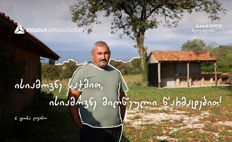 ორგანული მეღვინეობა „მარტვილის მარანი“ თიბისის მხარდაჭერით ვითარდება