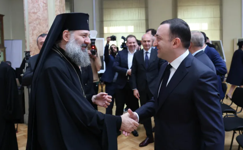 მეუფე შიოს წიგნის პრეზენტაცია და პრემიერის მილოცვა პატრიარქის მოსაყდრეს